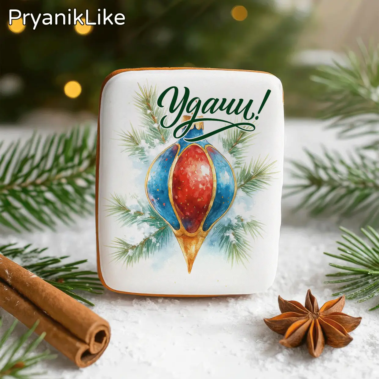 Атмосферные ёлочные игрушки